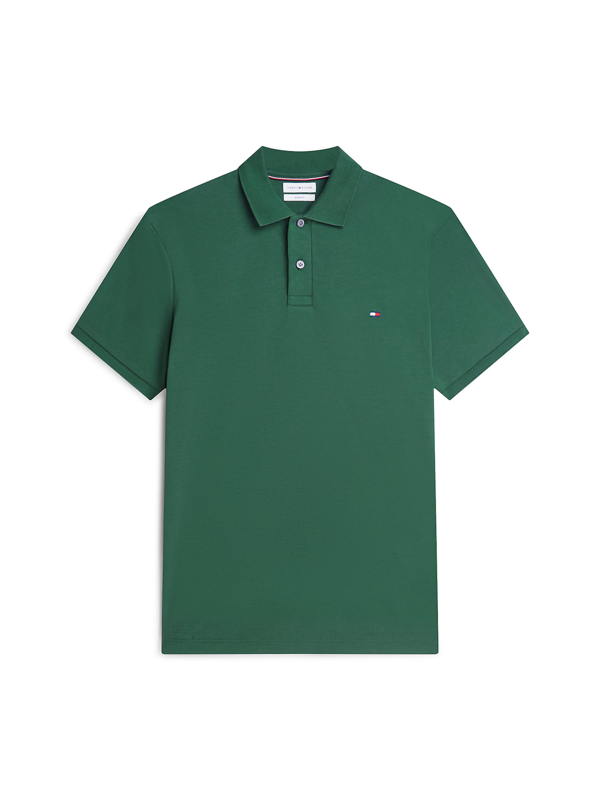 TOMMY HILFIGER Poloshirt in Grün: Vorderseite