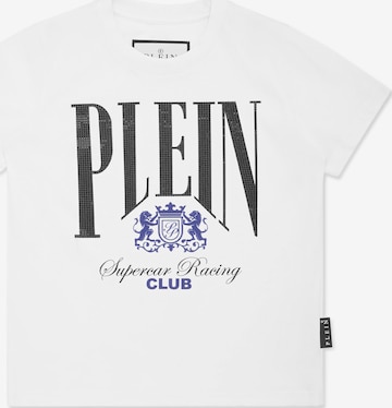 T-Shirt 'Racing' Philipp Plein en blanc : devant