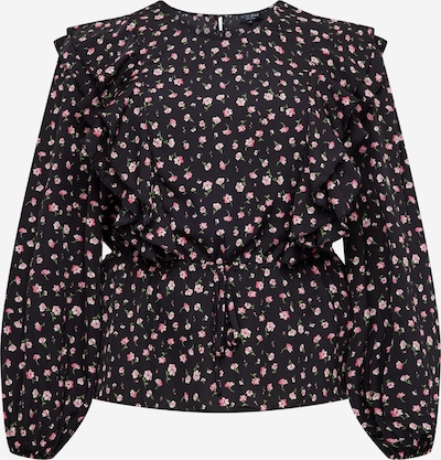 In The Style Curve Blouse 'DANI' in Green / Pink / Black / White, Item view