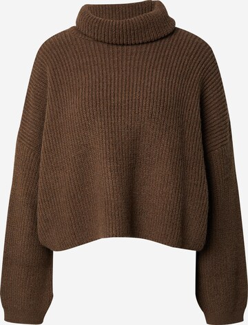 LeGer by Lena Gercke - Pullover 'Anusha' em castanho: frente