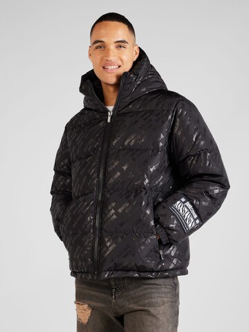 Just Cavalli Winter Jacket in Black: front