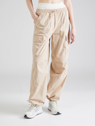 Tally Weijl Tapered Cargo Pants in Beige: front