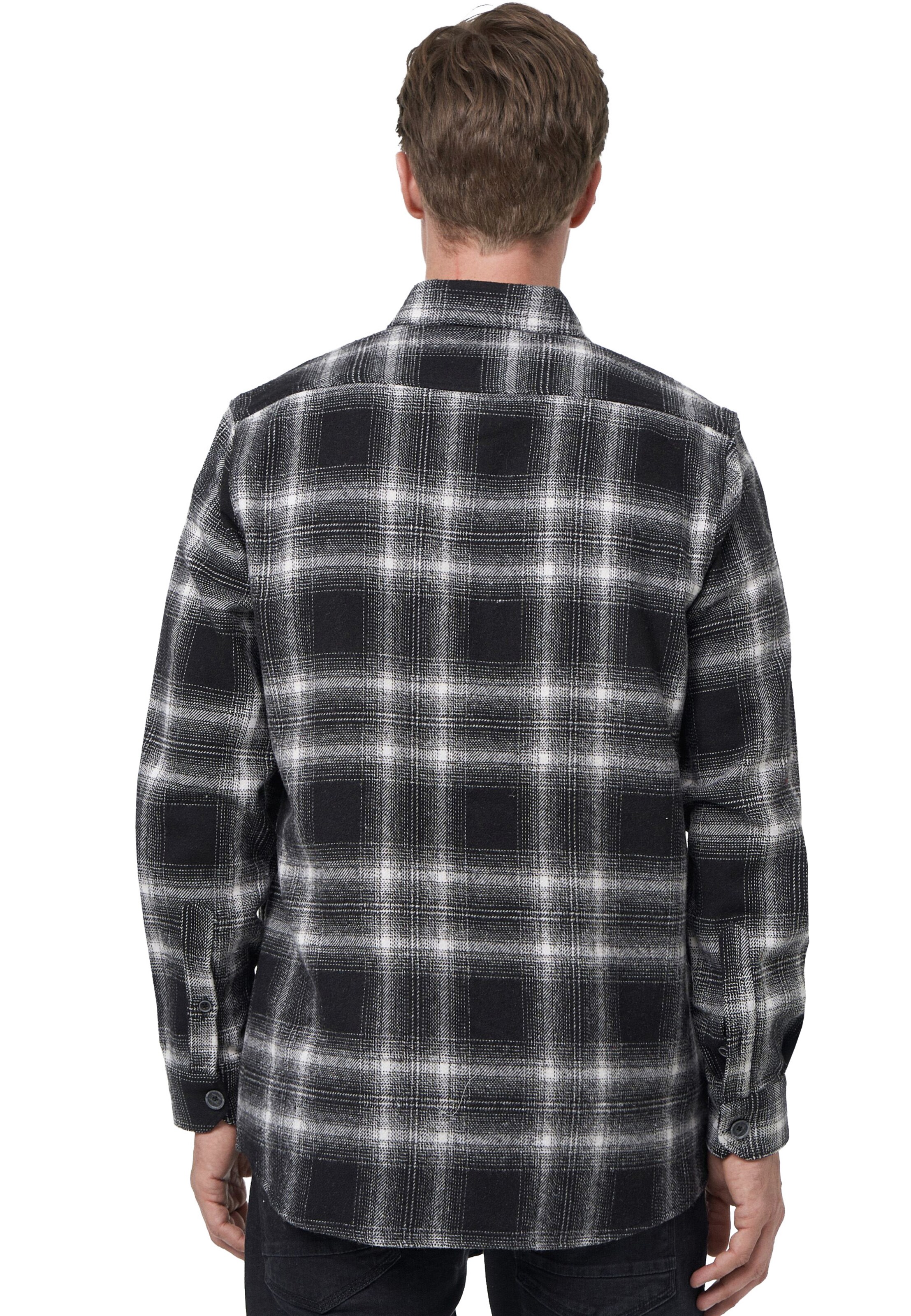 Rusty Neal Slim Fit Hemd in Schwarz