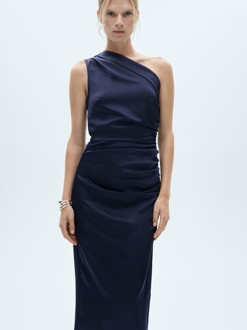Robe de soirée 'Safron' MANGO en bleu