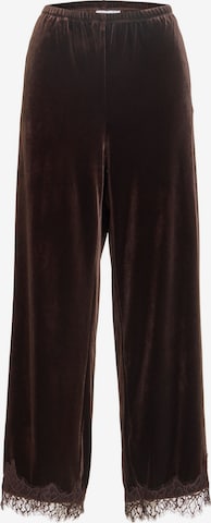 Pantalon 'LINDRA ' VILA en marron : devant