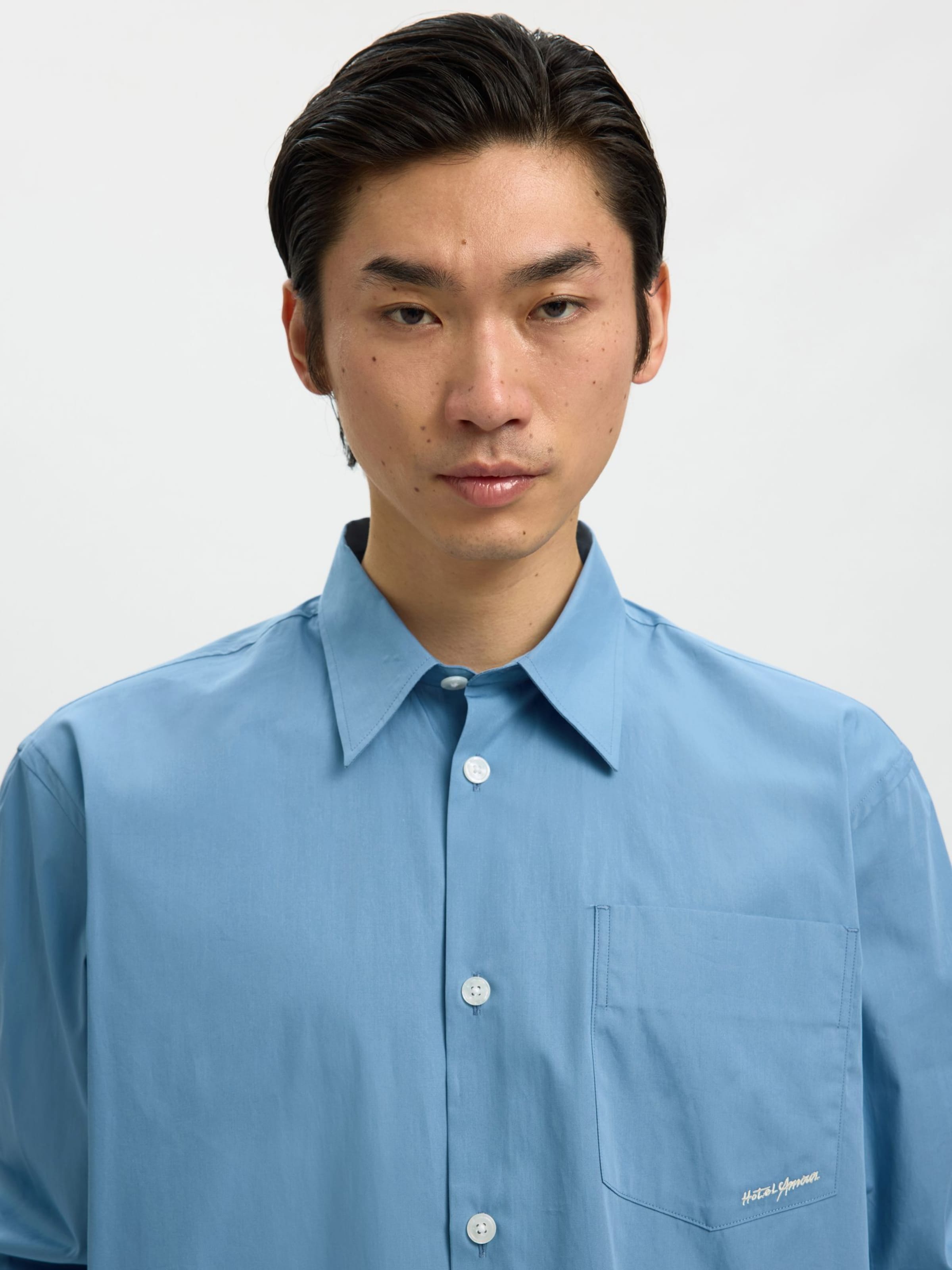 Fit confort Chemise SELECTED en bleu