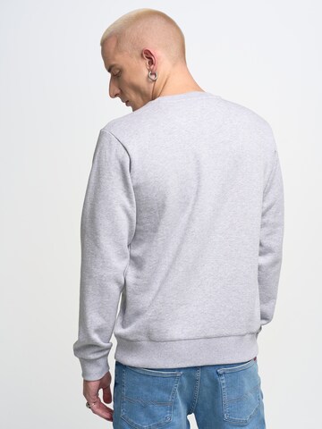BIG STAR Sweatshirt ' MARLTONES ' in Grau