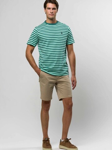 U.S. POLO ASSN. Regular Fit Skjorte ' Calle T-shirt ' i grøn