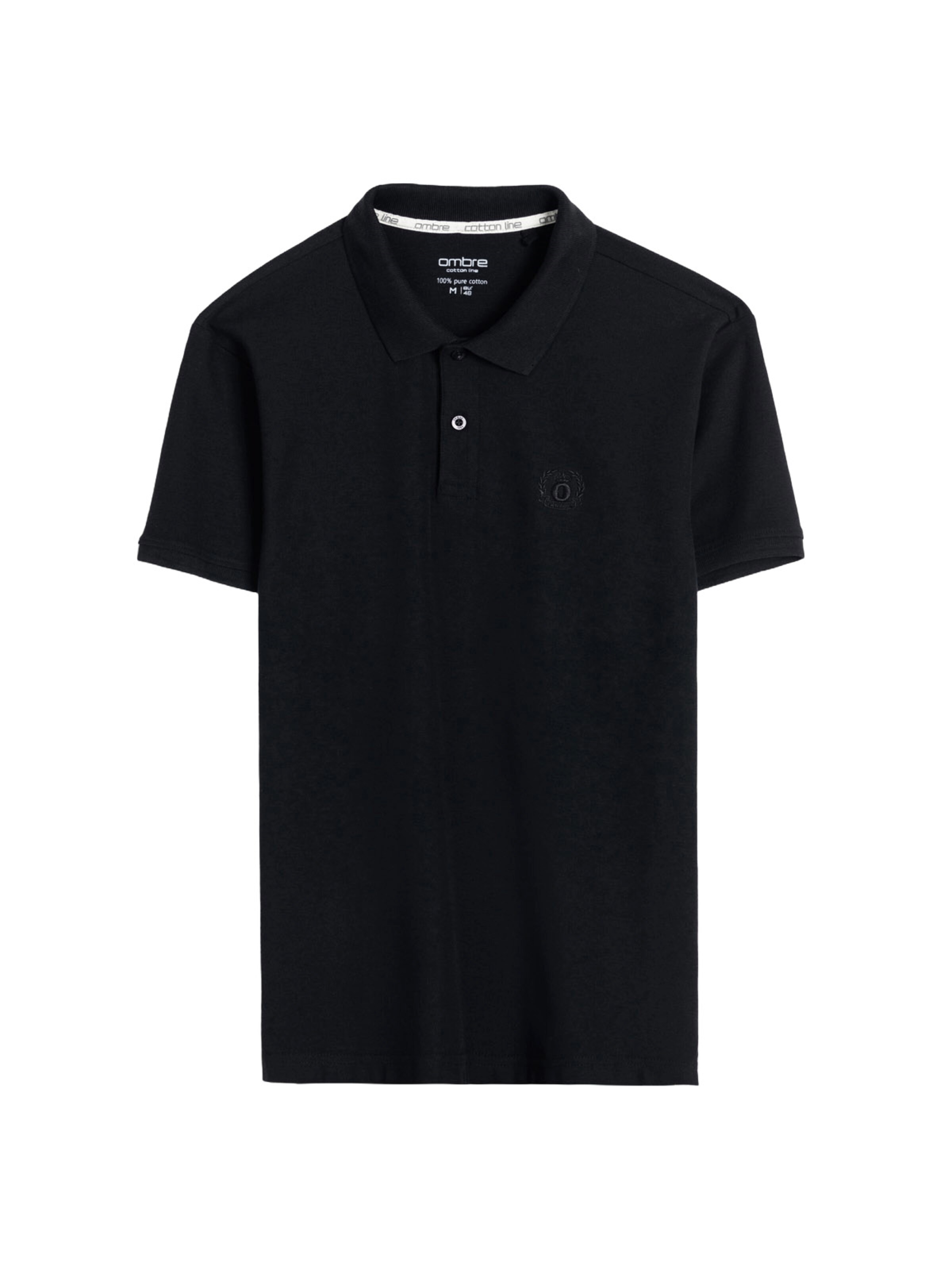 T-Shirt 'OM-POBS-0100' Ombre en noir : devant