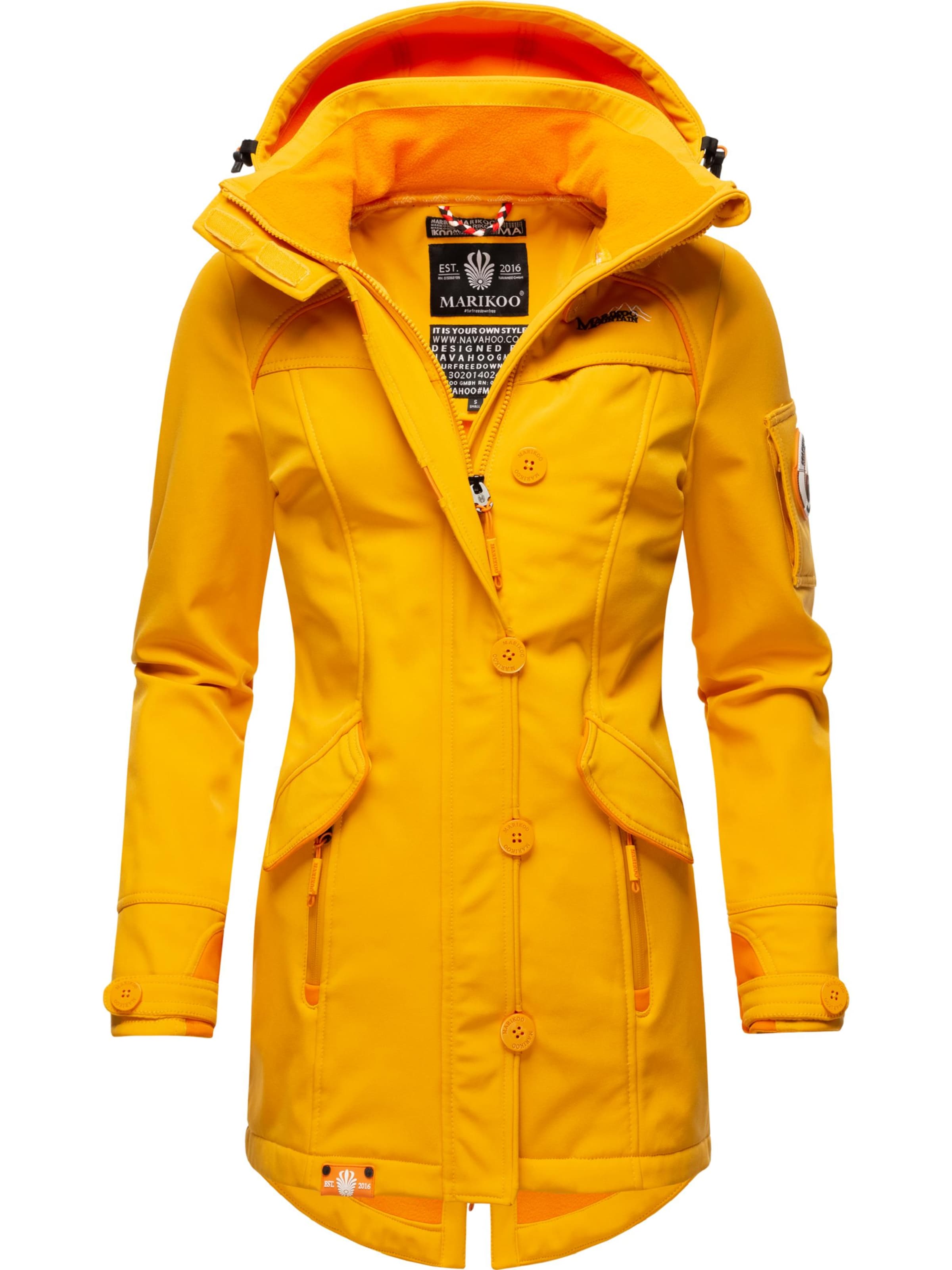 Giacca funzionale 'Soulinaa' di MARIKOO in giallo