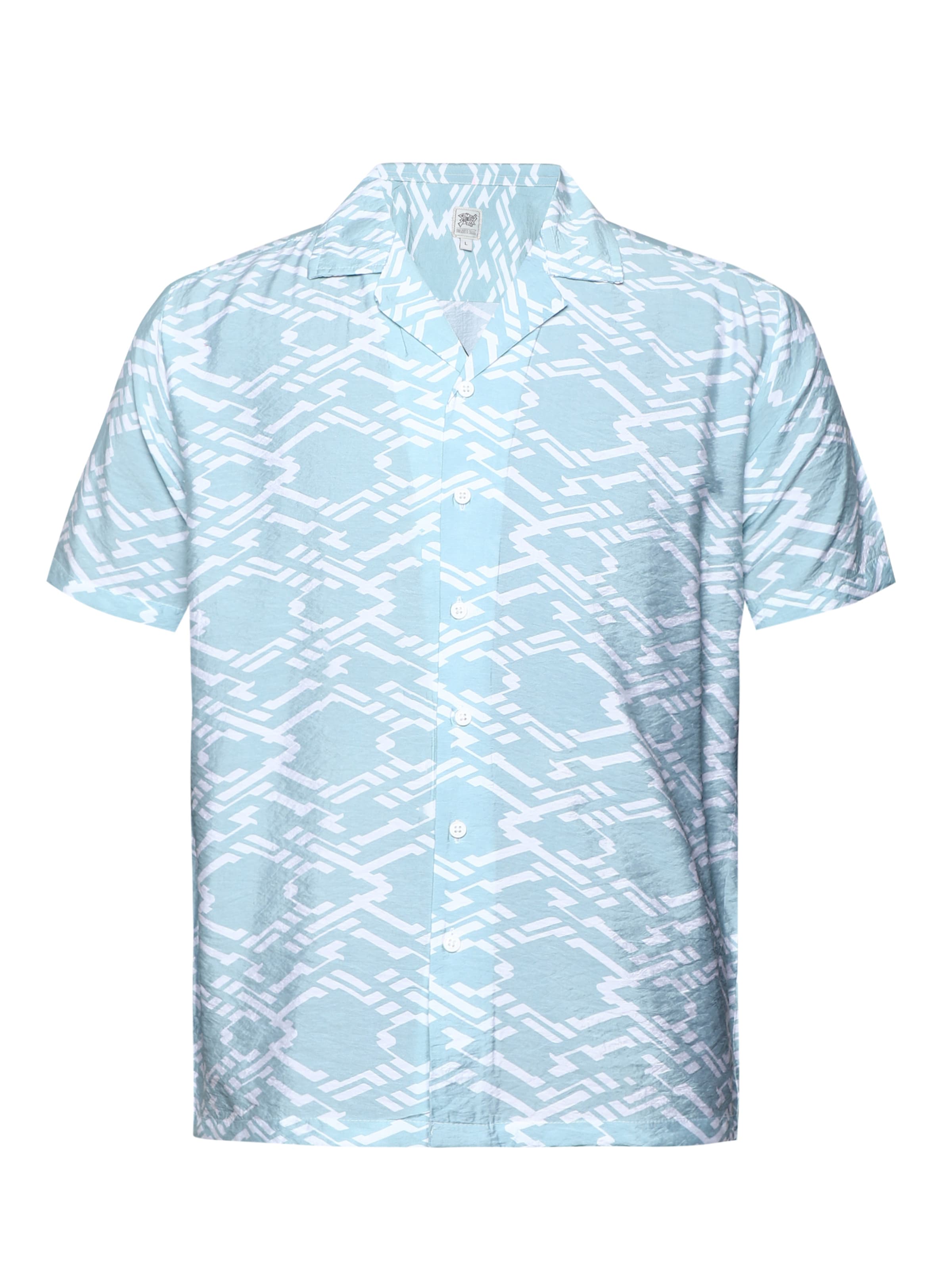 Campus Sutra Regular fit Button Up Shirt 'Tahnee' in Blue: front