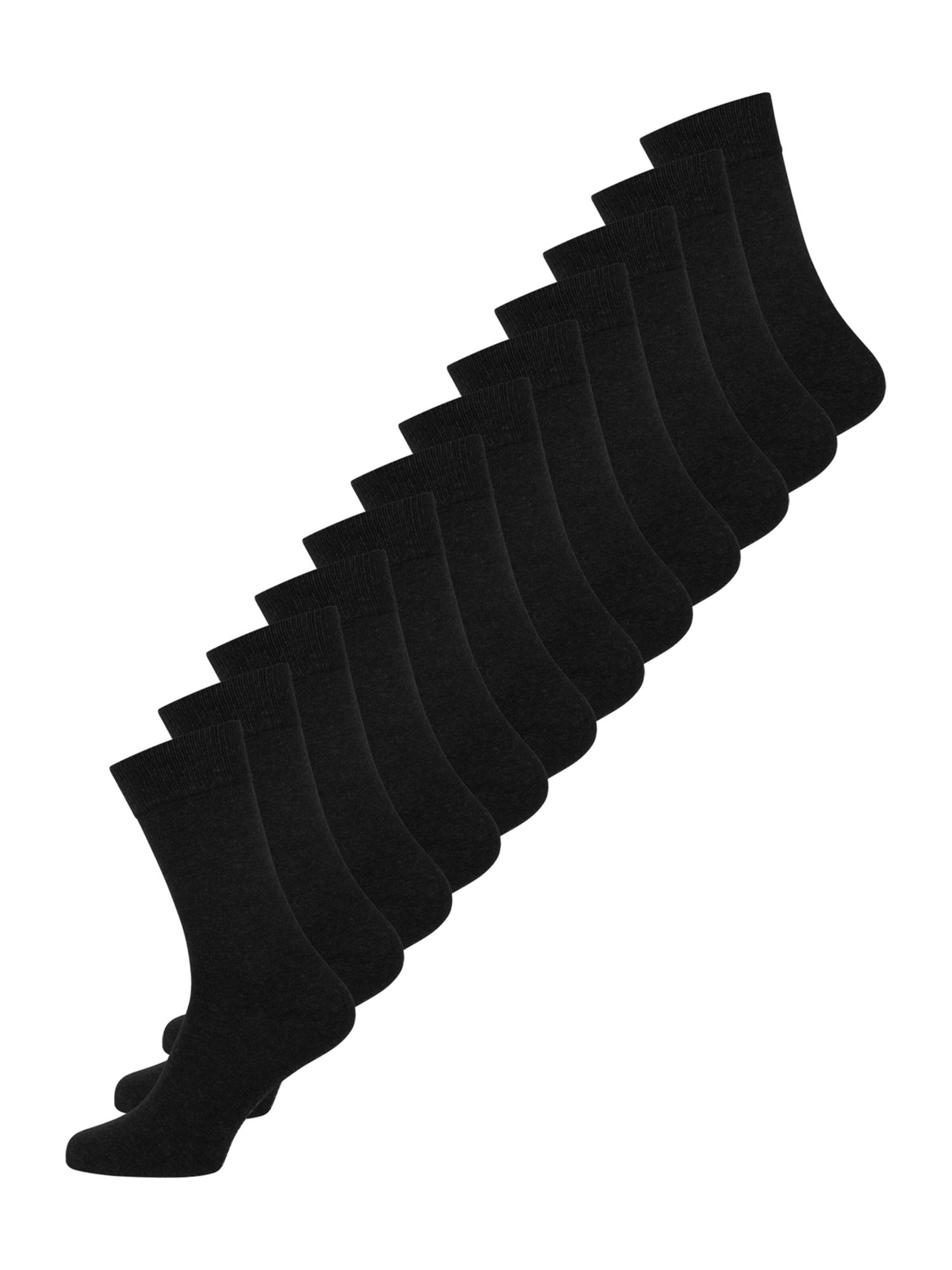 Nur Die Socks in Black: front