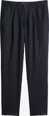 Marc O'Polo Pleat-front trousers 'Osby' in Blue: front