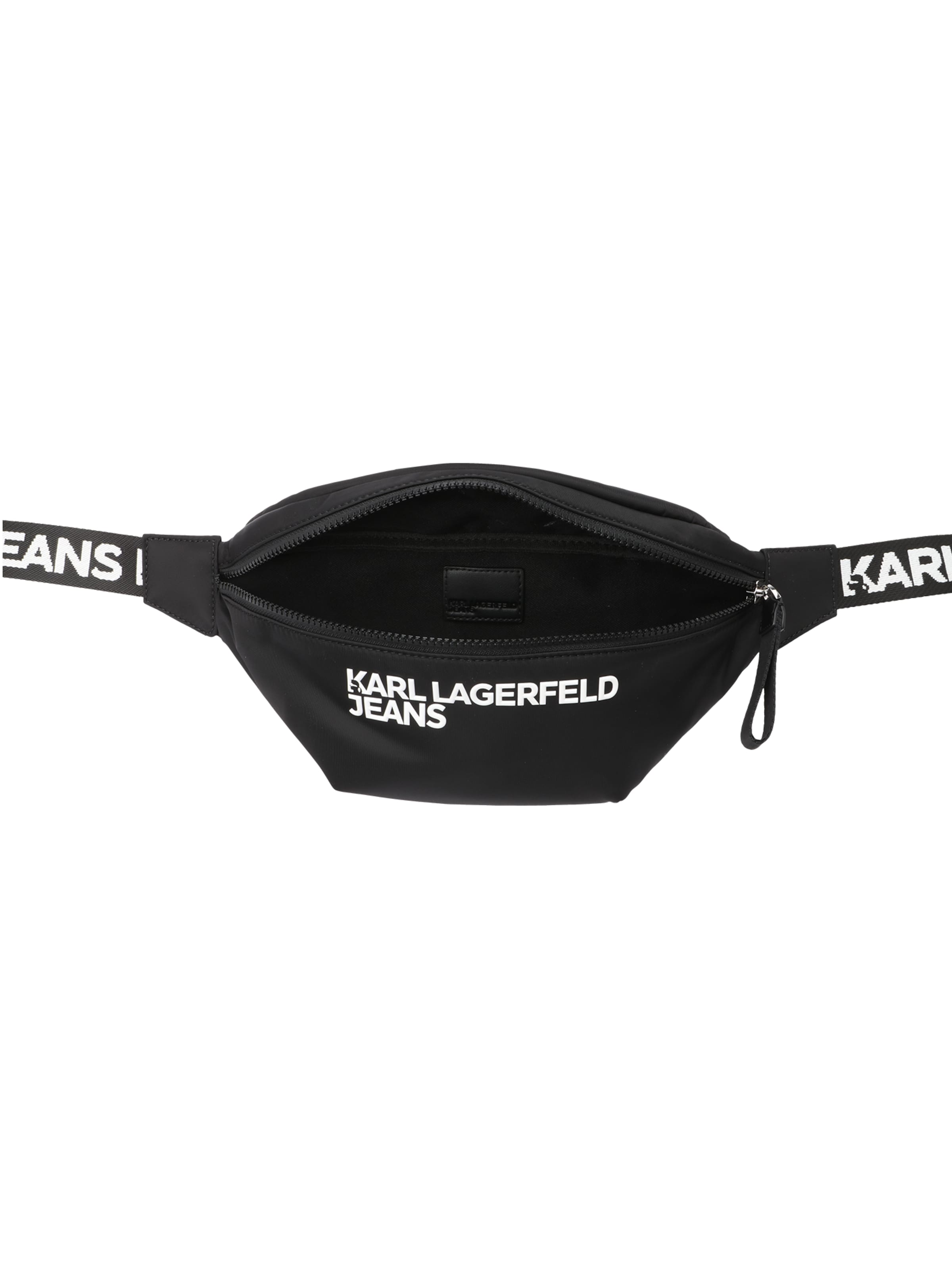 KARL LAGERFELD JEANS Ledvinka 'ESSENTIAL' – černá: vrchní strana