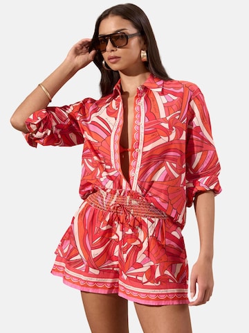 Lipsy Пляжное платье в Ярко-розовый: спереди