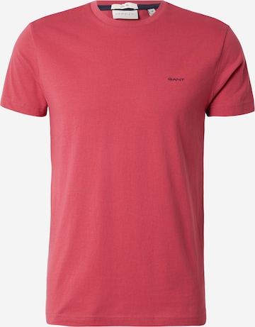 GANT - Camiseta en rojo: frente