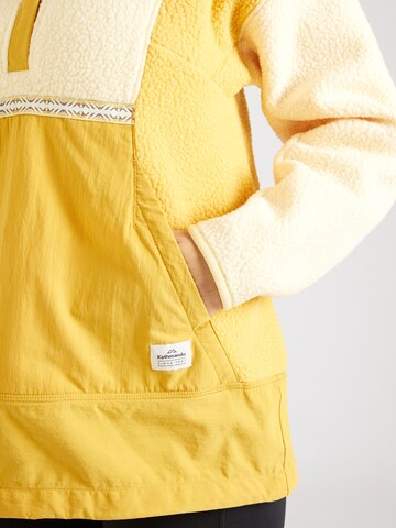 Pull-over de sport Kathmandu en jaune