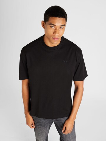 DIESEL Shirt 'BOGGY-MEGOVAL' in Black: front