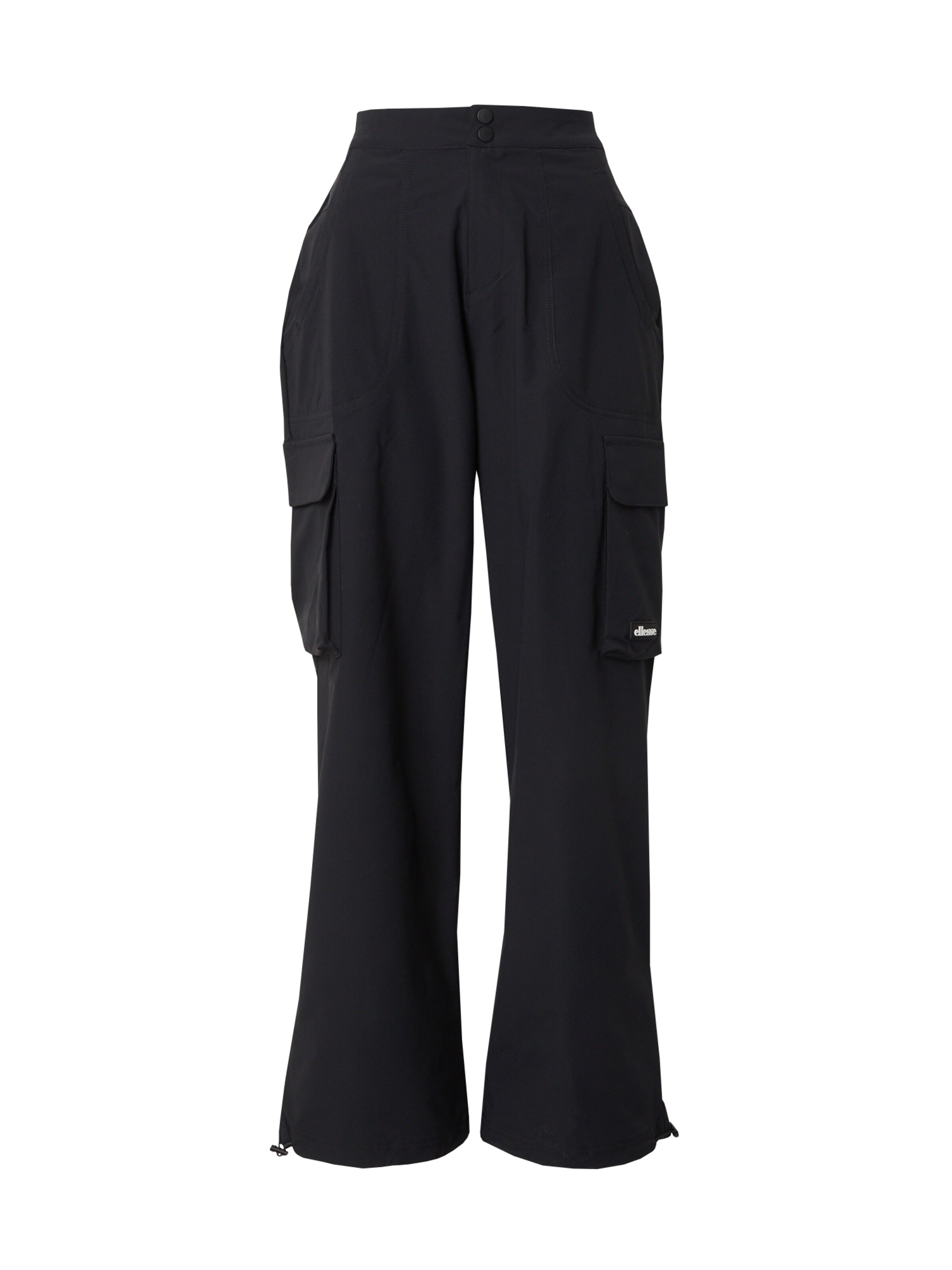 ELLESSE Avar lõige Spordipüksid 'Ristrellas', värv must: eest vaates