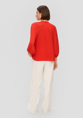 s.Oliver BLACK LABEL Blouse in Rood: terug