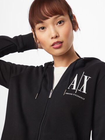 ARMANI EXCHANGE Sweatjacka '8NYM22' i svart