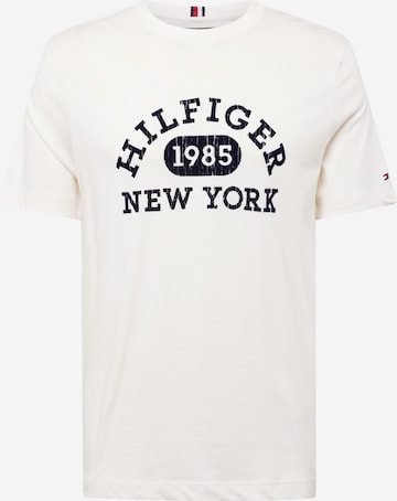 Tricou de la TOMMY HILFIGER pe alb: față