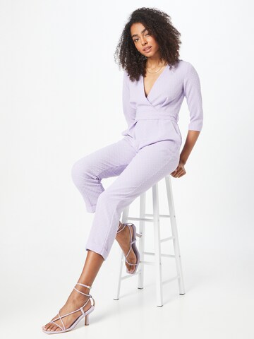 Closet London Jumpsuit in Purple