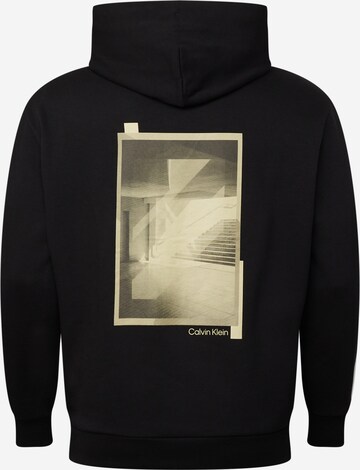 Calvin Klein Big & Tall Sweatshirt in Schwarz