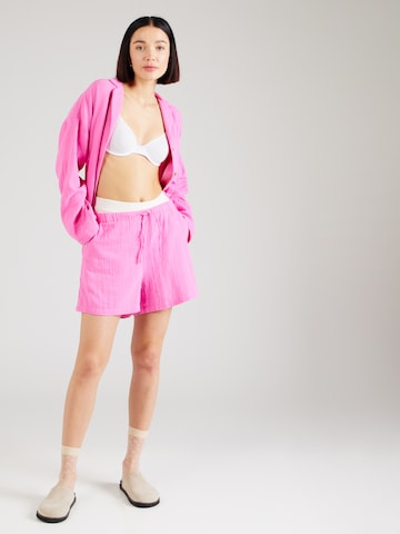 Lindex Kort pyjamas i rosa