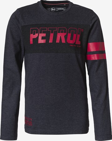 T-Shirt Petrol Industries en bleu : devant