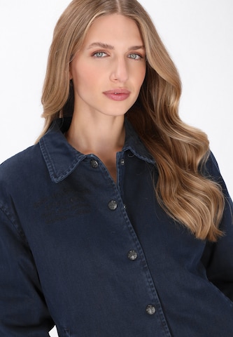 Veste mi-saison DreiMaster Vintage en bleu