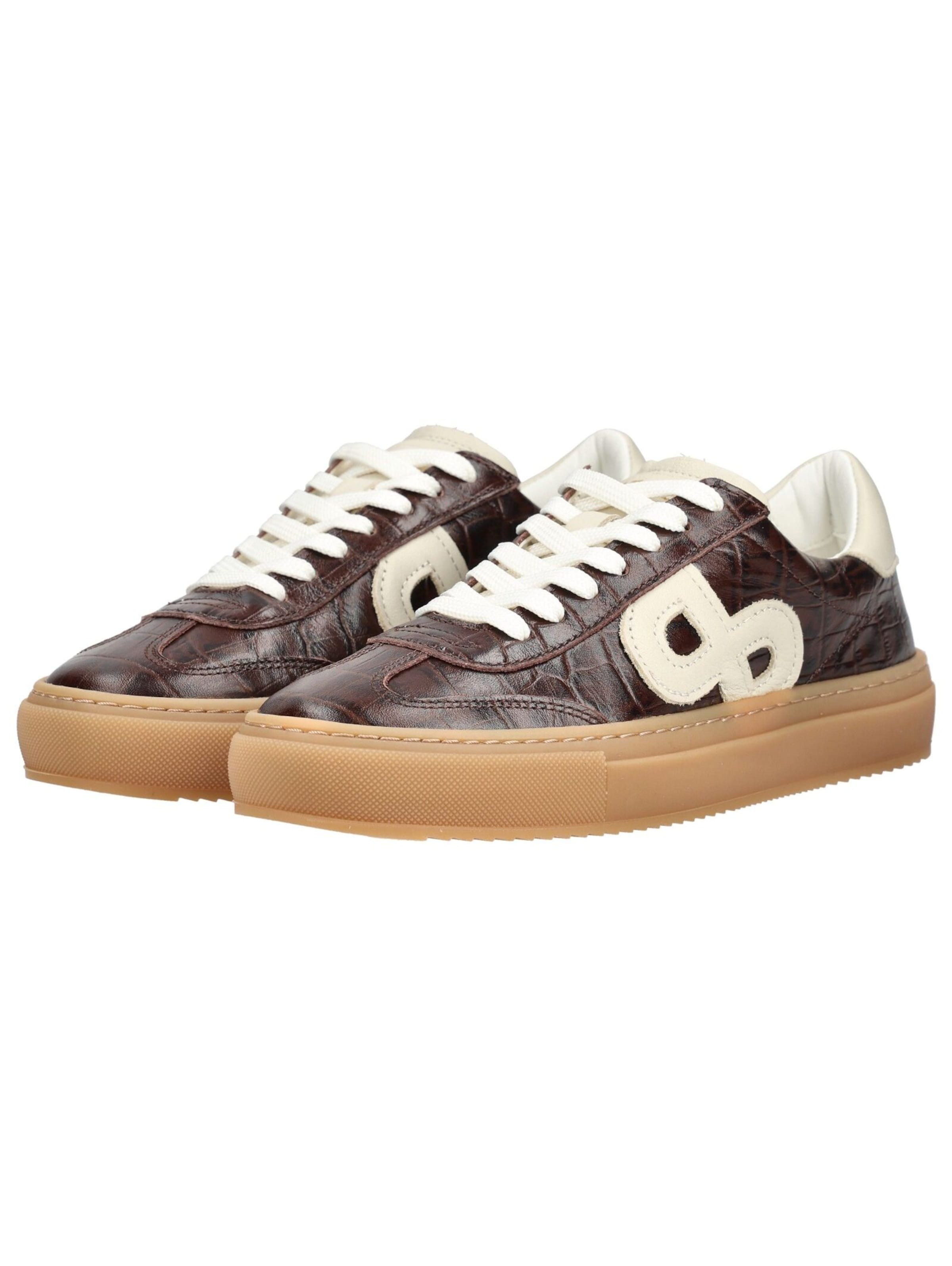 PAVEMENT Sneakers laag 'Kohia Croco' in Bruin
