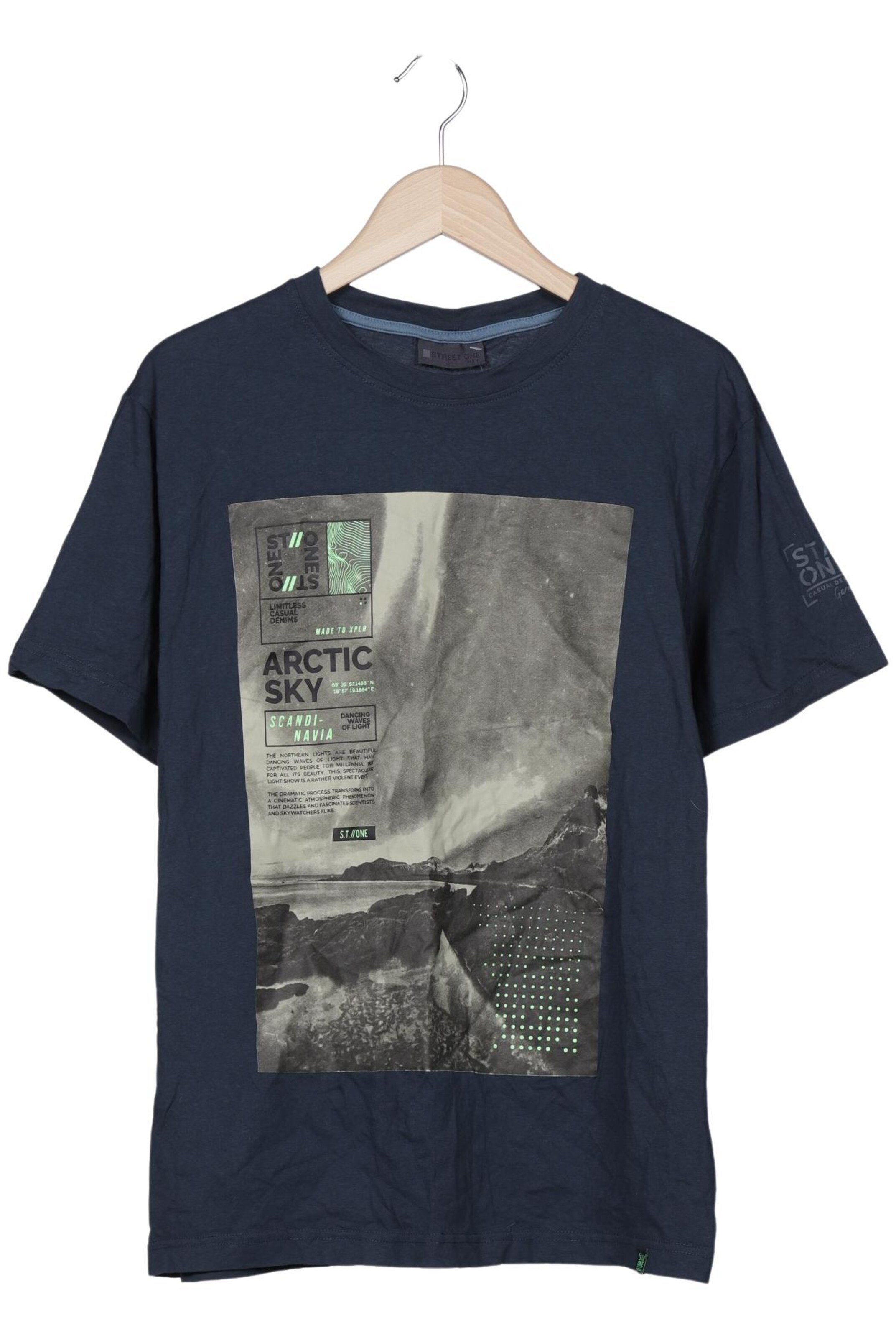 STREET ONE Shirt in L in Blue: front