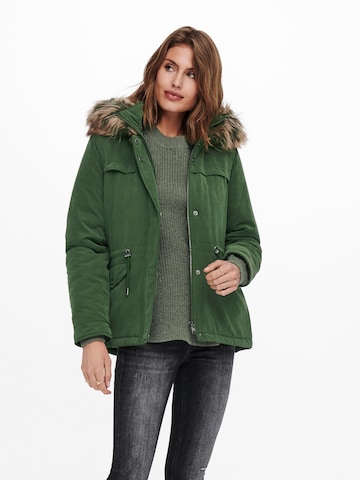 Parka de iarnă 'Starline' de la ONLY pe verde: față