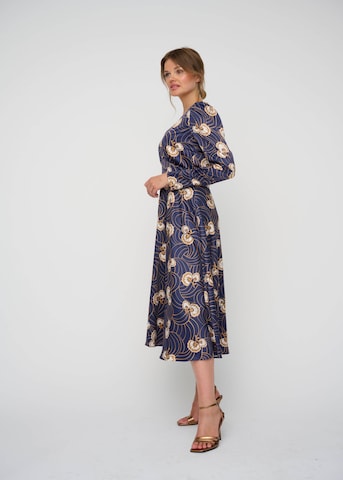 Robe de cocktail KLEO en bleu