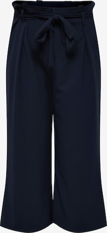 ONLY Carmakoma Pleat-Front Pants 'ICOLE' in Blue: front