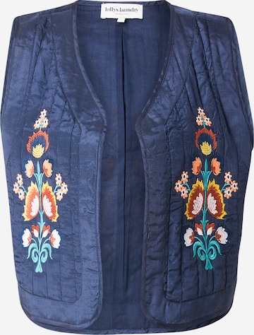 Lollys Laundry Liivi 'Mist' värissä sininen: etupuoli