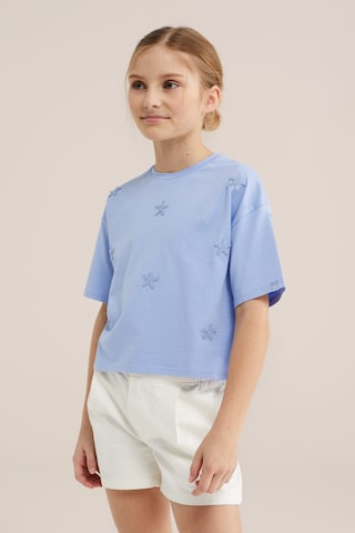 WE Fashion Koszulka w kolorze niebieski: przód