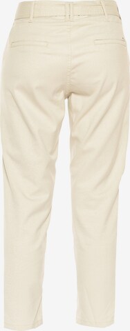 Le Temps Des Cerises Regular Pants 'SERENALU' in Beige