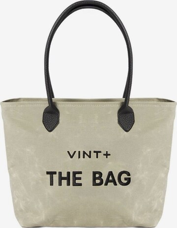 VINT+ Handbag 'Fine Bag Big' in Grey: front
