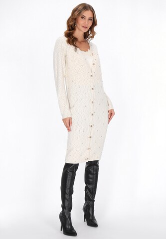Cardigan faina en blanc