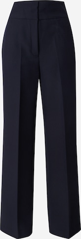 Regular Pantalon à plis NÜMPH en bleu : devant