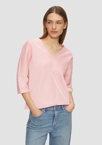 s.Oliver Shirt in Roze: voorkant