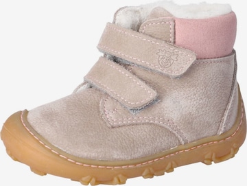 Pepino First-Step Shoes in Beige: front