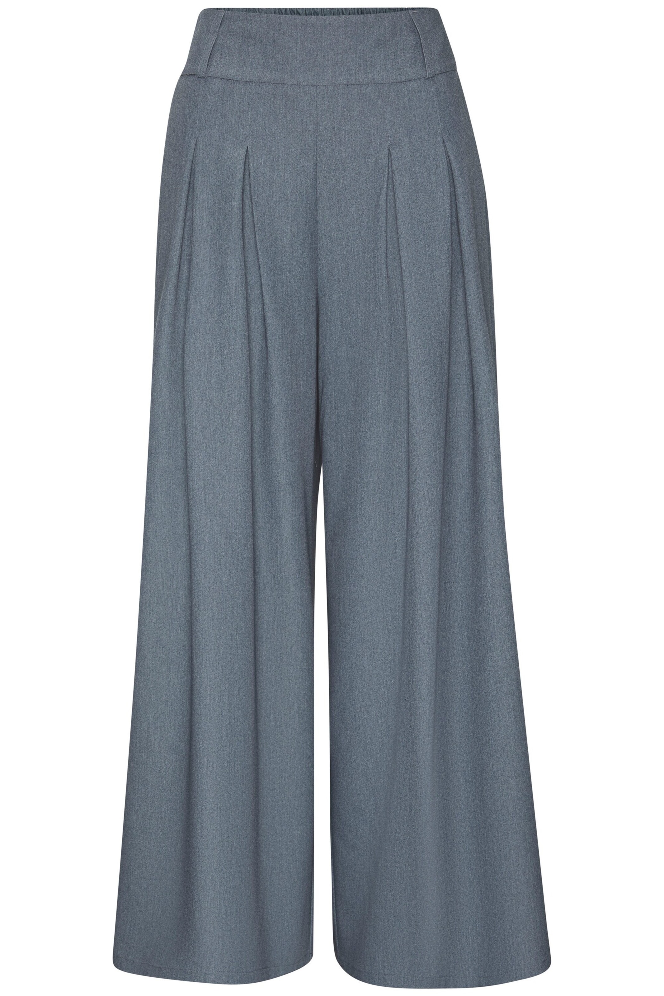 Wide Leg Pantalon LASCANA en gris : devant