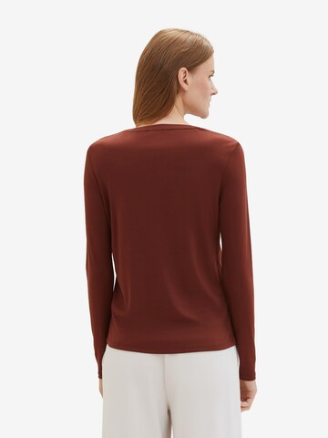 T-shirt TOM TAILOR en marron