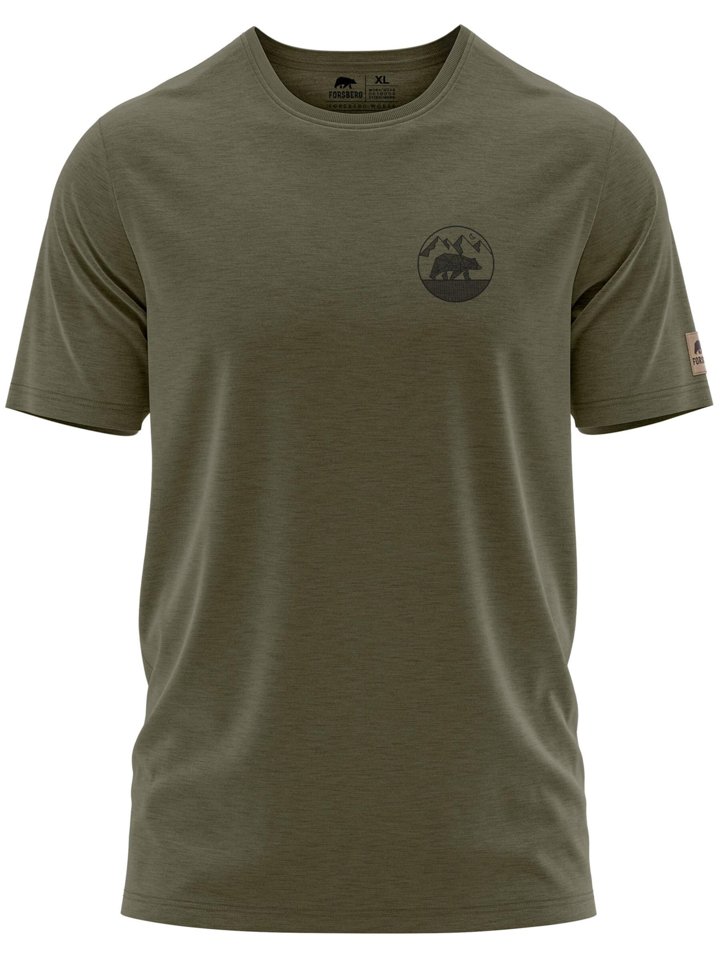 FORSBERG Shirt 'Ängarson' in Grün: Vorderseite