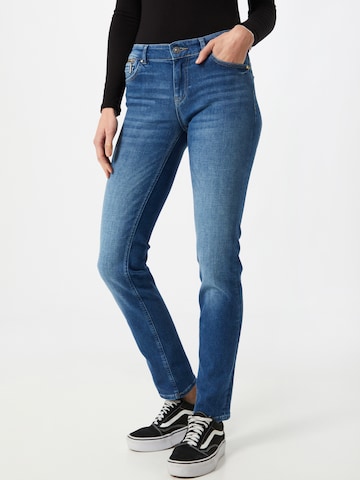 ONLY Skinny Jeans 'Eva' in Blauw: voorkant