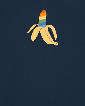 T-Shirt 'Rainbow Banana' Watapparel en bleu