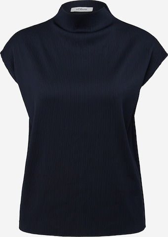 T-shirt s.Oliver BLACK LABEL en bleu : devant